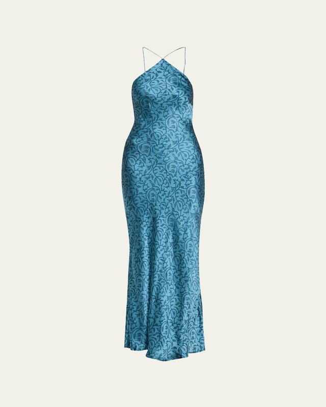 Elisa Silk Maxi Dress